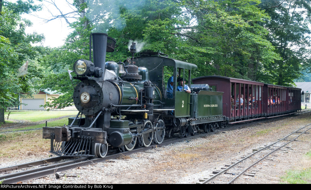 Compania Agricola de Guatemala steam locomotive number 2 at Hesston